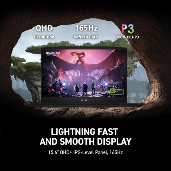 msi Katana 15 HX 15.6” 165Hz QHD+ Gaming Laptop: Intel Core i9-14900HX, NVIDIA Geforce RTX 5070, 32GB DDR5, 1TB NVMe SSD, RGB Keyboard, Win 11 Home: Black B14WGK-016US