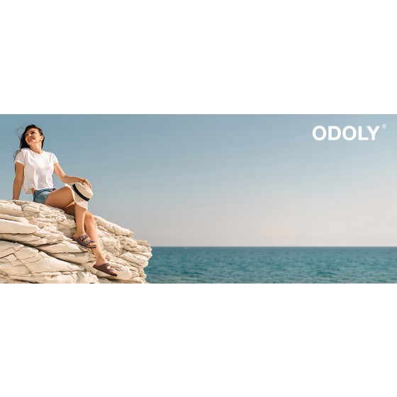 ODOLY Unisex Cork Footbed Slide Sandal, Arch Support Slip On