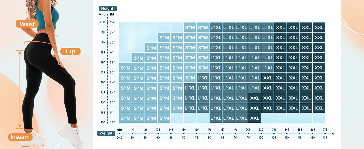 SINOPHANT High Waisted Leggings with Pockets Women, Full Length Capri Buttery Soft Stretchy Yoga Pants