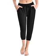 Walifrey Womens Joggers with Pockets, Drawstring Sweatpants Women for Lounging Jogging
