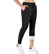 Walifrey Womens Joggers with Pockets, Drawstring Sweatpants Women for Lounging Jogging