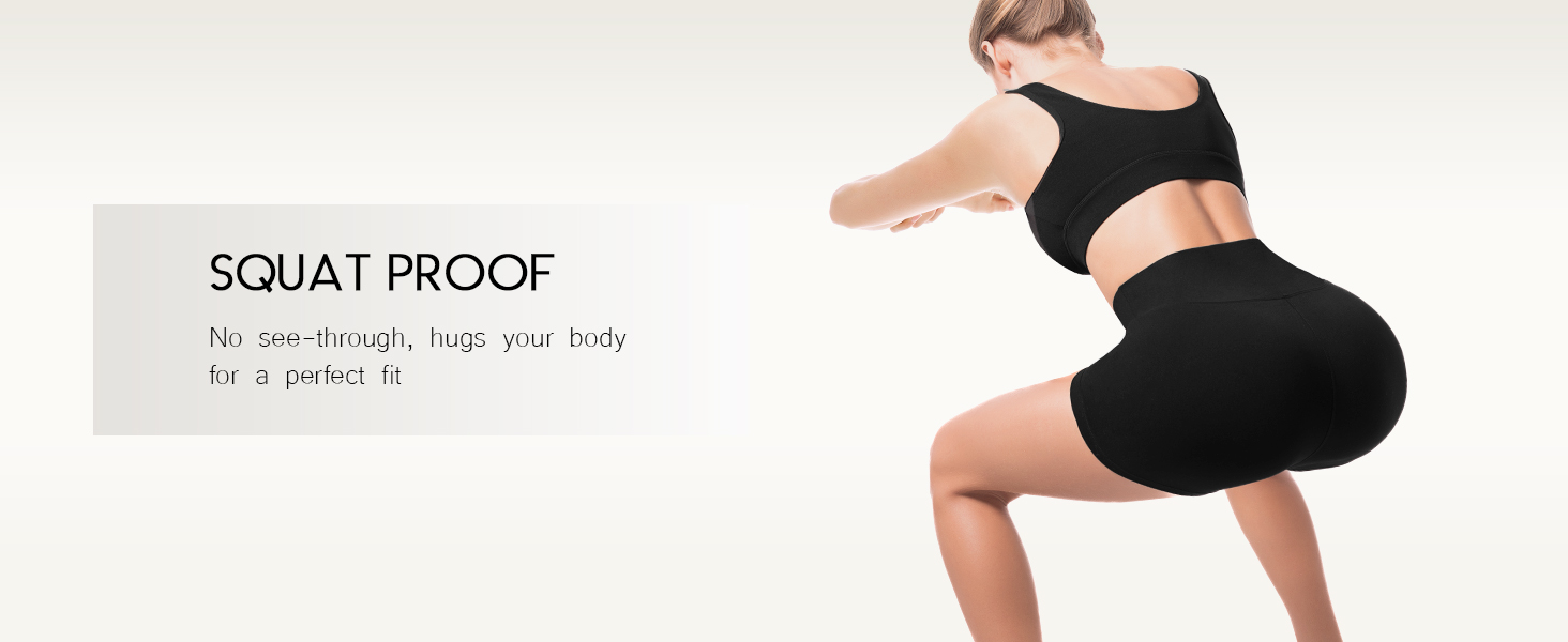 Leafigure 2 Pack Womens Biker Shorts with Pockets, High Waisted Yoga Shorts