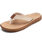 KuaiLu Flip Flops for Women with Arch Support Yoga Mat Slip On Sandals