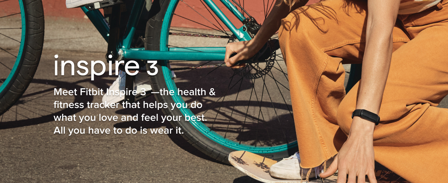 Fitbit Inspire 3 Health and Fitness Tracker with Stress Management, Workout Intensity, Sleep Tracking