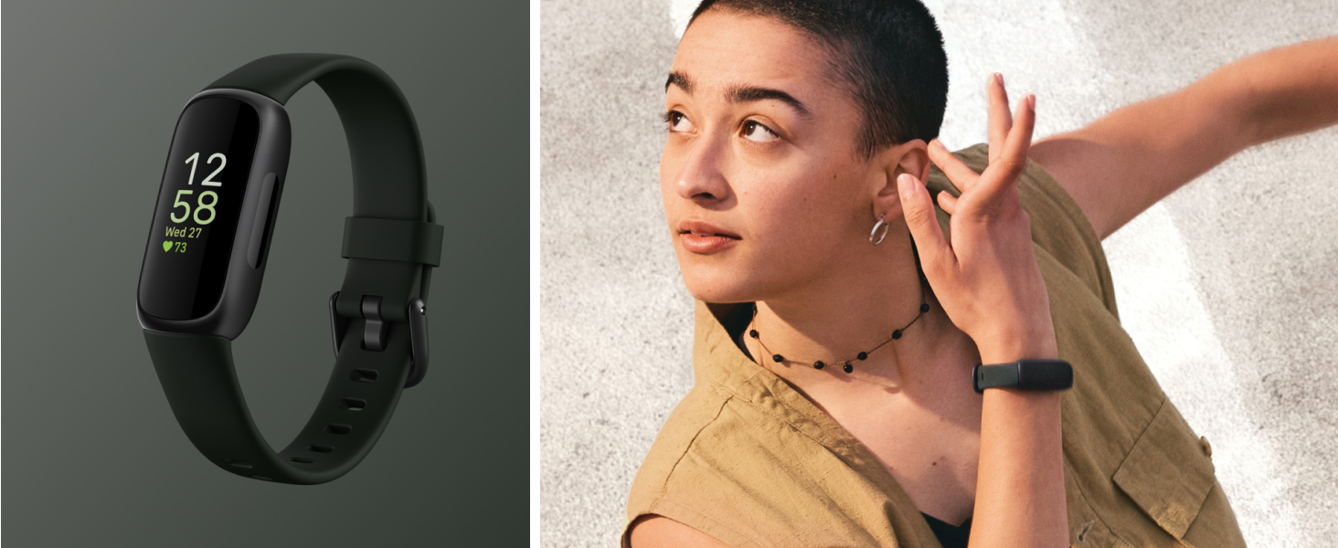 Fitbit Inspire 3 Health and Fitness Tracker with Stress Management, Workout Intensity, Sleep Tracking