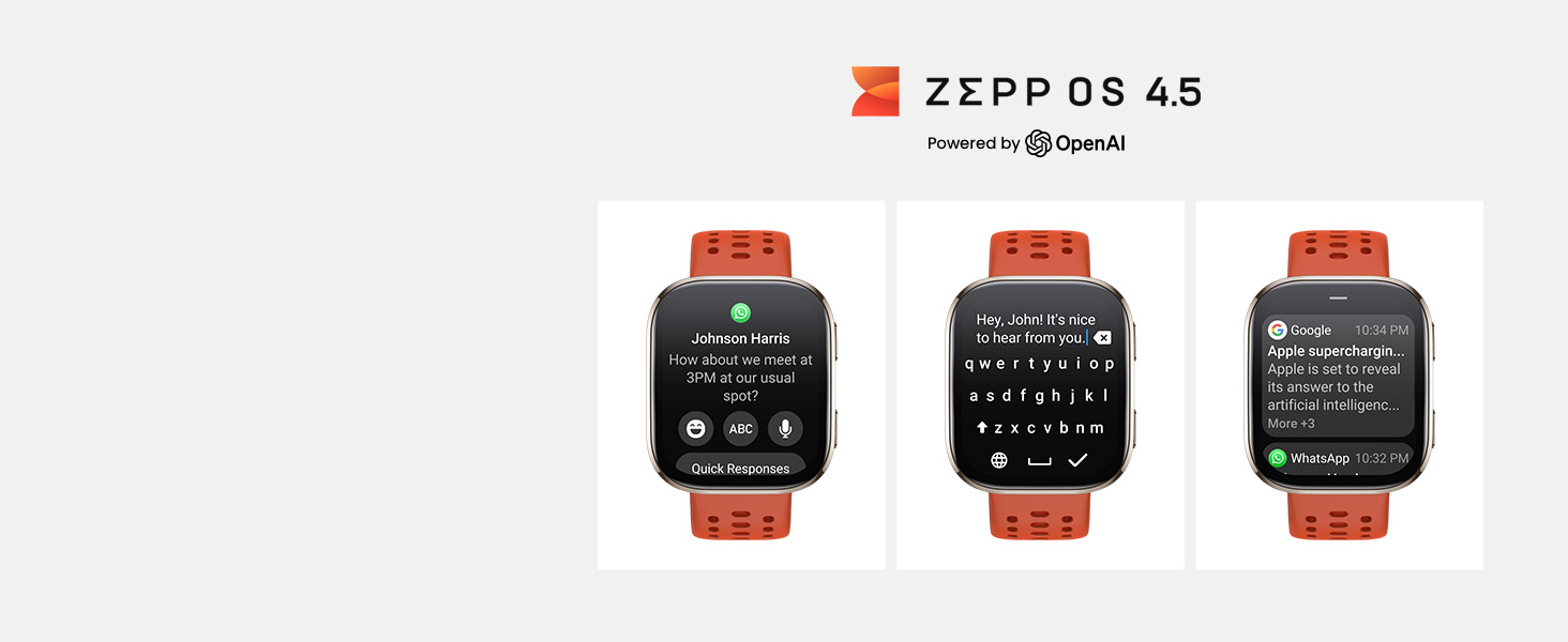 Amazfit Bip 6 Smart Watch 46mm, 14 Day Battery, 1.97 AMOLED Display, GPS and Free Maps, Bluetooth Call and Text, Health Fitness and Sleep Tracker, 140+ Workout Modes