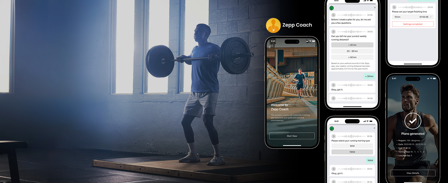 Amazfit Bip 6 Smart Watch 46mm, 14 Day Battery, 1.97 AMOLED Display, GPS and Free Maps, Bluetooth Call and Text, Health Fitness and Sleep Tracker, 140+ Workout Modes