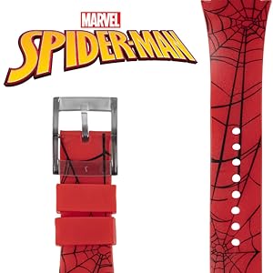 Marvel Spider-Man Kids Watches - Digital Display, Interactive Features, Adjustable Strap, Vibrant Spider-Man Graphics, Durable for Active Kids