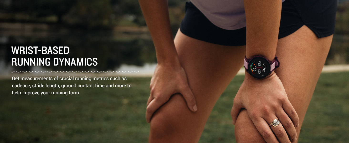 Garmin Forerunner 165 Running Smartwatch, Colorful AMOLED Display, Training Metrics and Recovery Insights