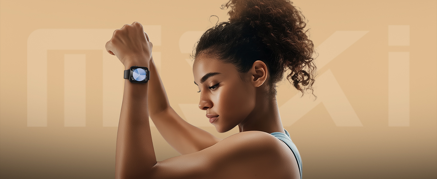 Misxi 2 Pack Hard PC Case with Tempered Glass Screen Protector Compatible with Apple Watch SE 3 SE 2 SE Series 6 5 4 40mm