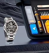 JOREST Watch Link Removal Kit, Resizing Tool for Bracelet Adjustment and Replacement, Pin Remover for Sizing Strap, Watch Adjuster with User Manual