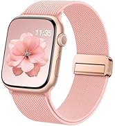 Nylon Loop Sport Band Compatible with Apple Watch Bands for Women Men 40mm 44mm 45mm 46mm 49mm 38mm 42mm, Breathable Soft Band Ideal for Outdoor